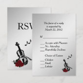 Musique violon argenté RSVP avec Entree Choix (Devant / Derrière)