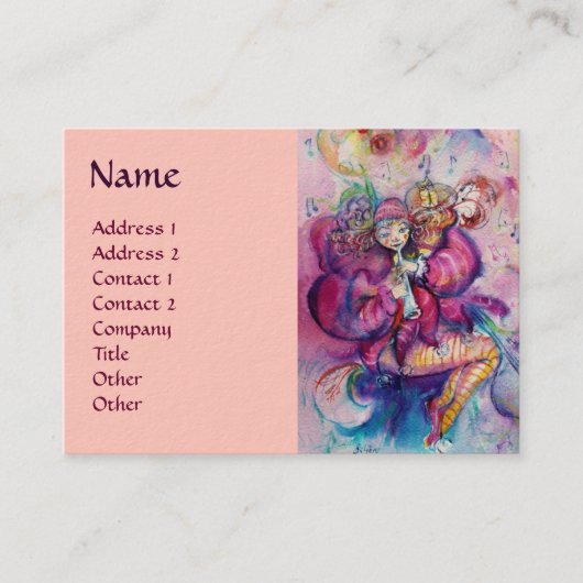 MUSISCH GESLOTEN VISITEKAARTJE (Voorkant)