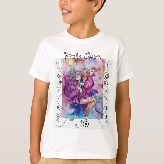 MUSISCH PINK GESLOTEN MET GEOMETRISCHE ZWISSELS T-SHIRT (Voorkant)