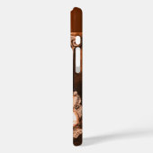 MUSISCHE KAT MET EIGEN GROND IN BROEIENDE SEPIA GE Case-Mate iPhone CASE (Achterkant / Links)
