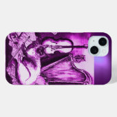 MUSISCHE KAT MET OWL IN PINK PAARS GEM Case-Mate iPhone CASE (Achterkant (horizontaal))