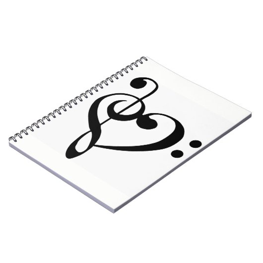 *MUSISCHE OPMERKINGEN / MUZIEKLOVER* NOTEBOOK NOTITIEBOEK (Linkerzijde)