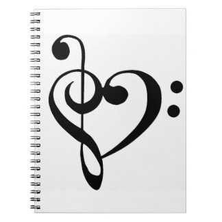 *MUSISCHE OPMERKINGEN / MUZIEKLOVER* NOTEBOOK NOTITIEBOEK