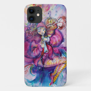 MUSISCHE PINK GESLOTEN MET OWL iPhone 11 HOESJE