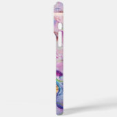 MUSISCHE PINK GESLOTEN MET OWL Case-Mate iPhone CASE (Achterkant / Links)