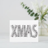 MUSISCHE XMAS FEESTDAGENKAART (Staand voorkant)