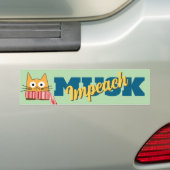 Musk beschuldigen bumpersticker (Op auto)