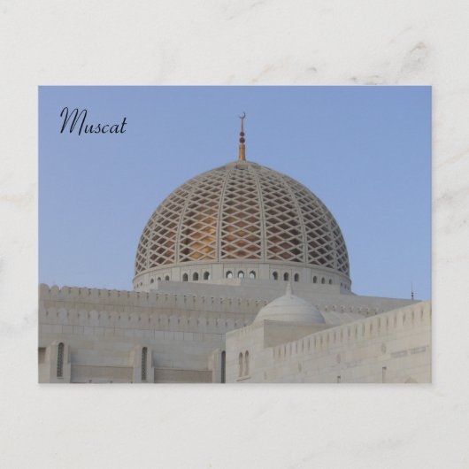 muskaakoepel briefkaart (Voorkant)