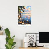 Muskegon Lake, Michigan Poster (Thuiskantoor)