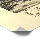 Muskegon, MI Panorama Map - 1889 Poster (Hoek)