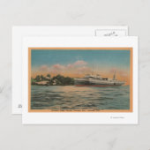Muskegon, MI - Uitzicht van Milwaukee Clipper Briefkaart (Voorkant / Achterkant)