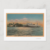Muskegon, MI - Uitzicht van Milwaukee Clipper Briefkaart (Voorkant)
