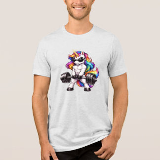 Muskeleinhorn, muscle unicorn, Sport.  Tri-Blend Shirt
