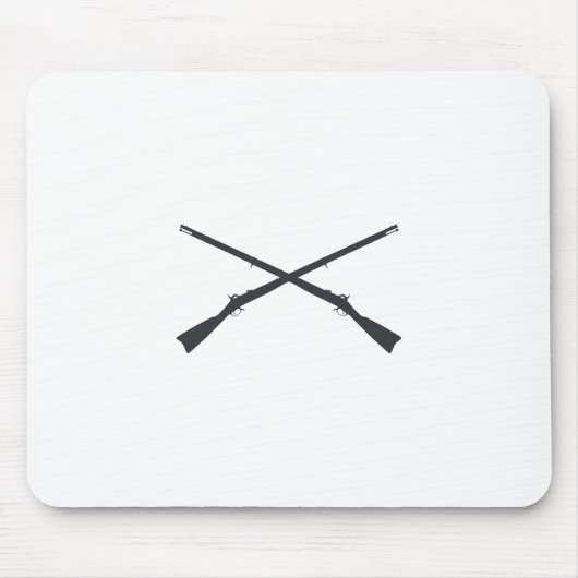 Muskets Crossed Muismat (Voorkant)