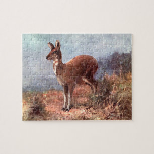 Muskhert by CE Swan, Antieke Wilde Dieren Legpuzzel