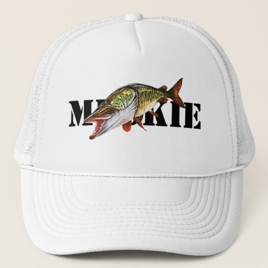 Muskie Casquette de pêche (Devant)