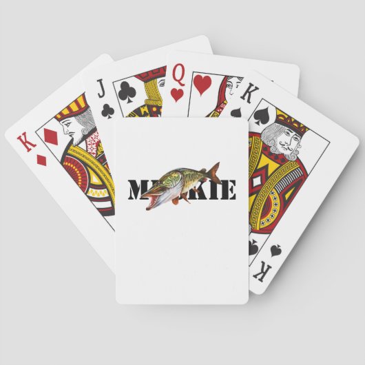 Muskie Pokerkaarten (Achterkant)
