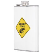 Muskie Vissen Zone Sign. Heupfles (Links)