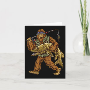 Muskie Vist Bigfoot Musky Hunting Fishermen 1 Kaart