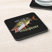 Muskie Whisperer Bier Onderzetter (Linkerzijde)