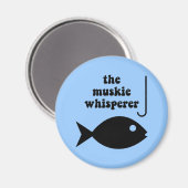 muskietwhiskervisserij magneet (Voorkant / Achterkant)