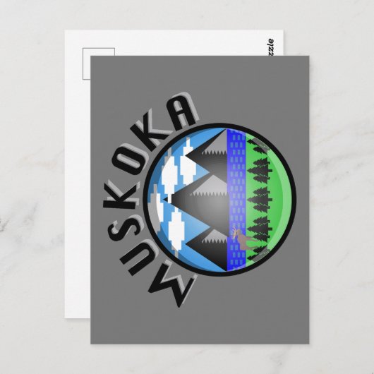 Muskoka Design - Carte postale (Devant / Derrière)
