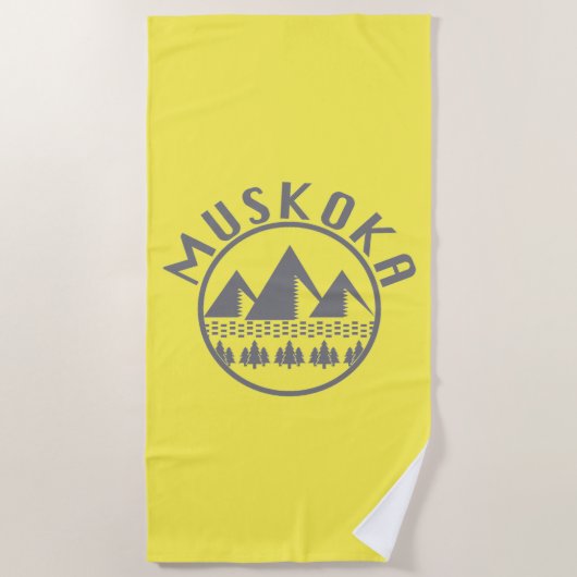 Muskoka Design - Serviette de plage (Devant)