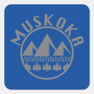 Muskoka Design - Stickers Carrés