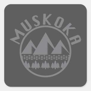 Muskoka Design - Stickers Carrés