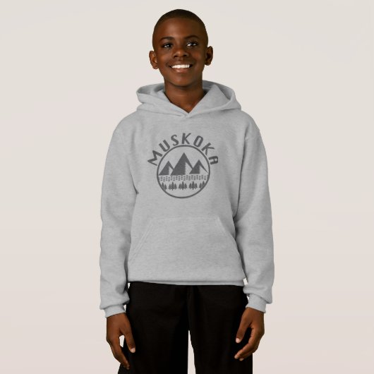 Muskoka Design - Sweat - shirt à capuche de bascul (Devant entier)