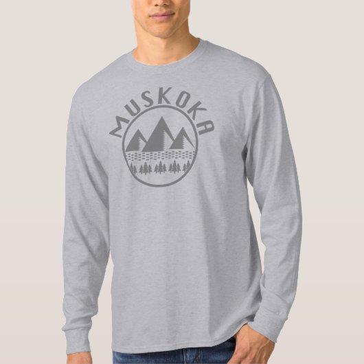 Muskoka Design - T-shirt à manches longues de base (Devant)