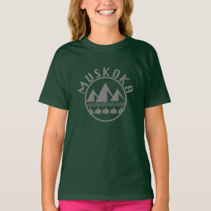Muskoka Design - T-shirt de base pour filles