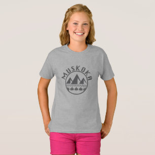 Muskoka Design - T-shirt de base pour filles