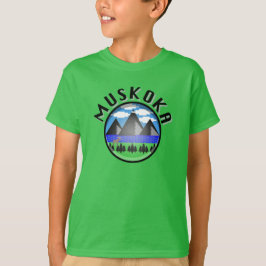 Muskoka Design (versie 2) - T-shirt voor Kinderen