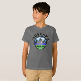 Muskoka Design (versie 2) - T-shirt voor Kinderen