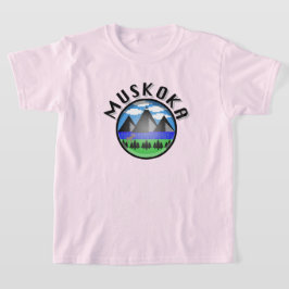 Muskoka Design (versie 2) - T-shirt voor Kinderen