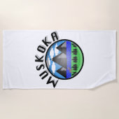 Muskoka Design (Version 2) - Serviette de plage (Devant)