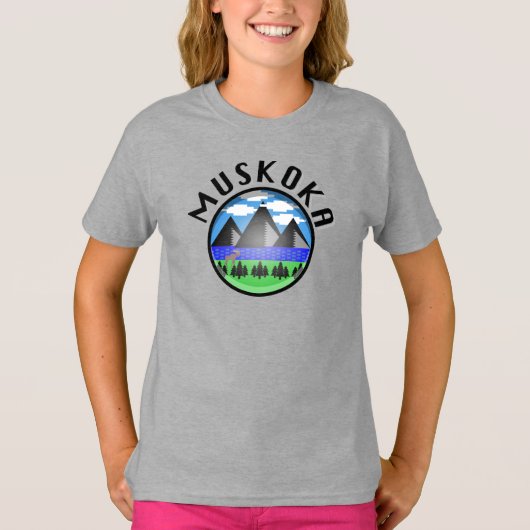 Muskoka Design (Version 2) - T-shirt de base pour  (Devant)