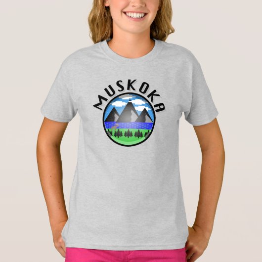 Muskoka Design (Version 2) - T-shirt de base pour  (Devant)