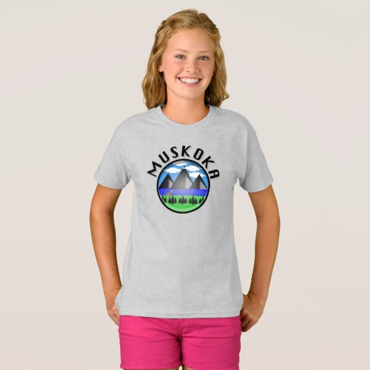 Muskoka Design (Version 2) - T-shirt de base pour  (Devant entier)