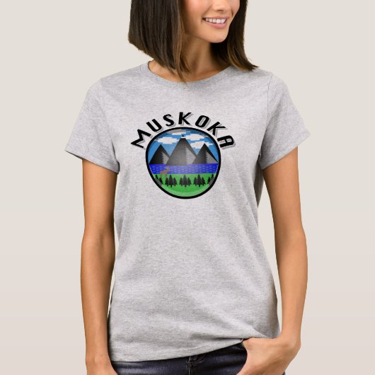 Muskoka Design (Version 2) - T-shirt de base pour (Devant)