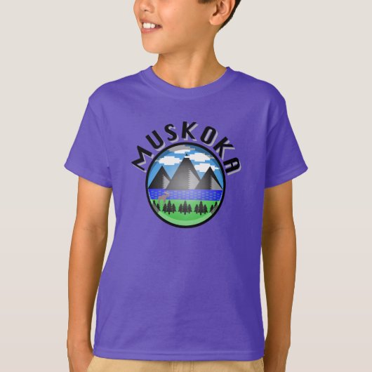 Muskoka Design (Version 2) - T-shirt de base pour (Devant)