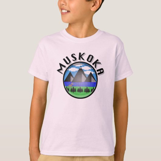 Muskoka Design (Version 2) - T-shirt de base pour (Devant)