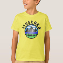 Muskoka Design (Version 2) - T-shirt de base pour
