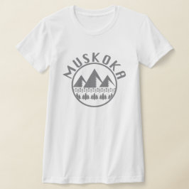 Muskoka Design - Vrouwen Bella + Canvas Slim Fit T T-shirt
