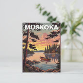 Muskoka Ontario Canada Briefkaart (Staand voorkant)
