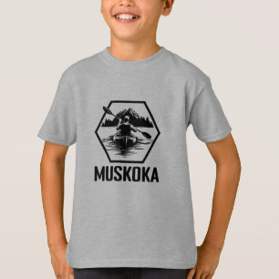 Muskoka Ontario Kayak - T-Shirt Enfant