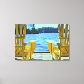Muskoka stoel Canvas Afdruk