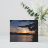 Muskoka Sunset Briefkaart (Staand voorkant)