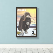 Muskox Canvas Afdruk (Insitu (Houten vloer))